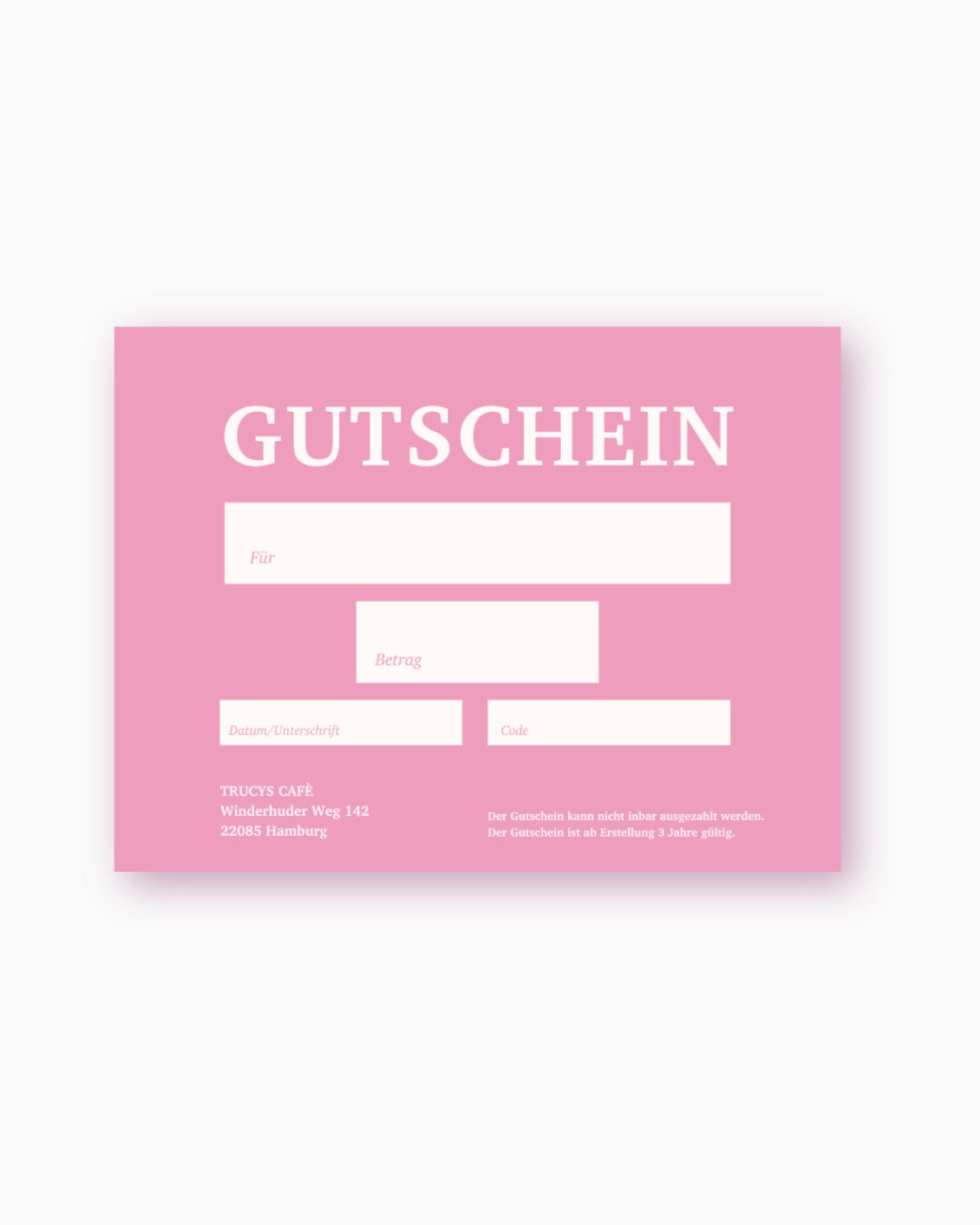 GUTSCHEIN CAFÈ